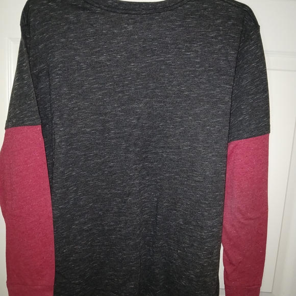 Marvel Mens Deadpool Long Sleeve Shirt - Black and Red - Picture 3 of 3